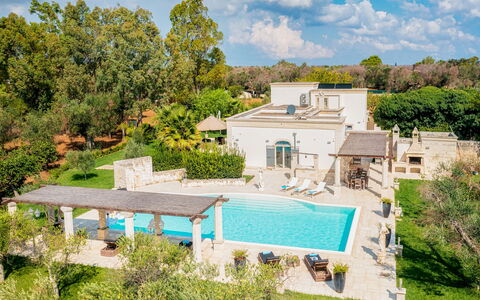 Villa la Dolce Vita 6: Piscina, Ricorrere, Estate, Tempo Libero, Hacienda, Terme, Villa, Dimora, Giochi D'Acqua, Landscaping