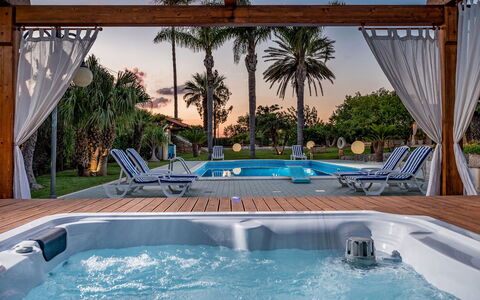 Villa Cutrera 8: Piscina, Ricorrere, Mobili Da Esterno, Mobilia, Eco Hotel, Shade, Tempo Libero, Sedia, Estate, Landscaping