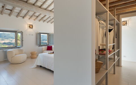 Villa Il Pozzo 14: Mobilia, Interior Design, Parete, Pavimentazione, Pavimento, Soffitto, Legna, Letto, Camera Da Letto, Camera