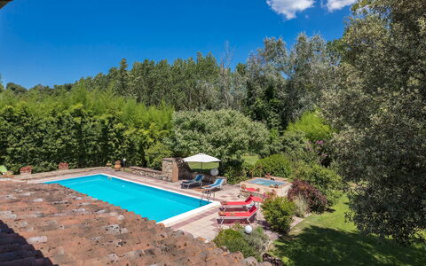 Dimora Alessandra 4: Piscina, Blu, Ricorrere, Tempo Libero, Estate, Eco Hotel, Mobili Da Esterno, Shade, Hacienda, Backyard