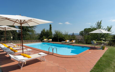 Villa Montefalconi 11: Piscina, Mobilia, Ricorrere, Mobili Da Esterno, Lettino, Eco Hotel, Sedia, Ombrello, Shade, Hotel