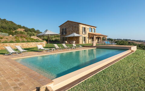 Casale Grottini 8: Piscina, Casa, Casa, Estate, Agriturismo, Villetta, Villa, Landscaping, Ricorrere, Hacienda