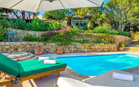 Villa Stella 6: Blu, Piscina, Ricorrere, Mobili Da Esterno, Ombrello, Tempo Libero, Eco Hotel, Lettino, Giardino, Landscaping