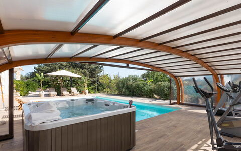 Villa i Mori 4: Legna, Ricorrere, Shade, Tempo Libero, Eco Hotel, Color Legno, Piscina, Mobili Da Esterno, Pianta Della Casa, Struttura Esterna