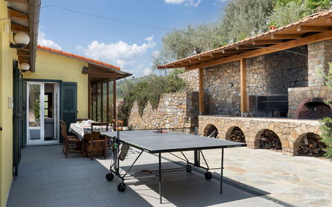 Villa Vittorio 6+2: Mobilia, Mobili Da Esterno, Tavolo, Sedia, Tavolo Esterno, Shade, Flagstone, Cucina & Sala Da Pranzo Tavolo, Muro ​​Di Pietra, Portico
