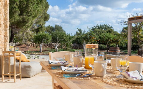 Palmento San Lorenzo 6: Mobilia, Tavolo, Mobili Da Esterno, Sedia, Tavolo Esterno, Cucina & Sala Da Pranzo Tavolo, Shade, Terrazza, Giardino, Vaso Di Fiori