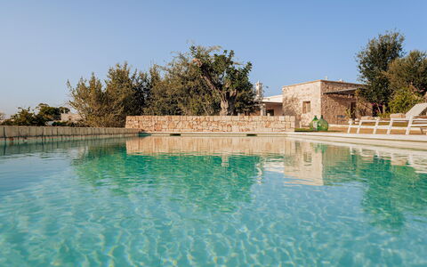 Opuntia Trulli e Lamie 10: Piscina, Estate, Giochi D'Acqua, Ricorrere, Hacienda, Villa, Reflecting Pool, Eco Hotel