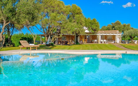 Villa Typha 10: Blu, Piscina, Ricorrere, Shade, Estate, Prato, Eco Hotel, Villa, Landscaping, Hacienda