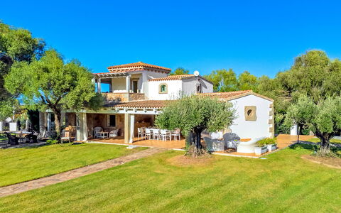 Villa Typha 10: Blu, Casa, Estate, Prato, Agriturismo, Giardino, Prato, Shade, Cortile, Hacienda