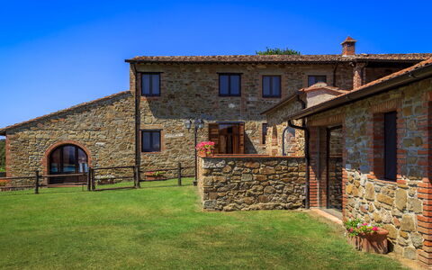 Villa Stroncoli 14: Paesaggio, Area Rurale, Muratura, Villetta, Agriturismo, Brick, Estate, Muro ​​Di Pietra, Hacienda, Villa