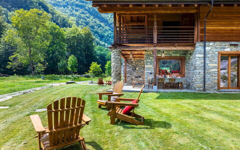 Chalet Walser 4+2: Legna, Casa, Architettura, Villetta, Casa, Area Rurale, Agriturismo, Giardino, Log Cabin, Edifici Giardino