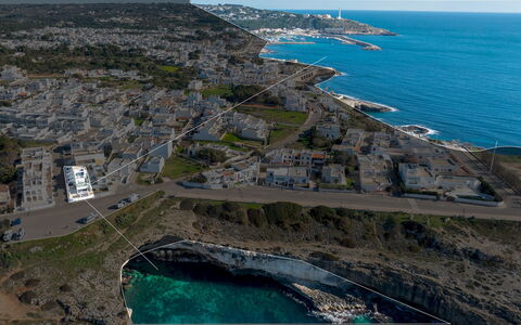 Villa Ristola 6: Acqua, Corpo D'Acqua, Costa, Costiera E Morfologie Oceanic, Fotografia Aerea, Visione Globale, Mare, Baia, Promontorio, Riva