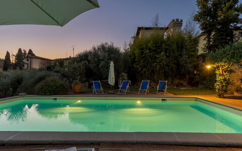 Villa Treggiaia 12+2: Piscina, Zona Residenziale, Ricorrere, Eco Hotel, Estate, Hacienda, Terme, Villa, Mobili Da Esterno, Landscaping