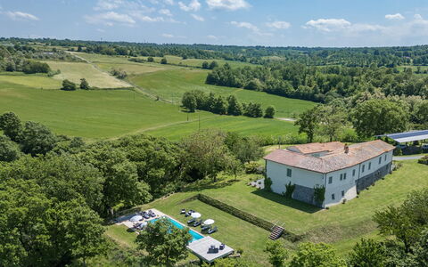 Villa a Casa di Giovanni 12: Paesaggio, Pascolo, Plain, Lotto, Estate, Prato, Prato, Pascolo, Piantagione, Agriturismo