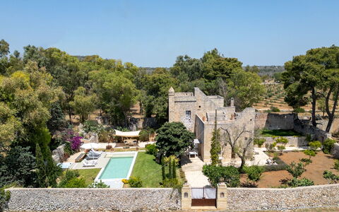 Masseria Muto 6: Giardino, Estate, Landscaping, Hacienda, Dimora, Villa, Cortile, Cortile, Casa Storica, Backyard