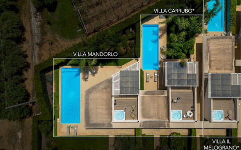 Villa Mandorlo 4: Piscina, Ricorrere, Eco Hotel, Terme, Materiale Composito, Tempo Libero, Piastrella, Hotel, Estate, Villa