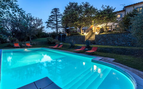 Casa Pippin 8: Piscina, Blu, Ricorrere, Eco Hotel, Estate, Hacienda, Giardino, Backyard, Giochi D'Acqua, Landscaping