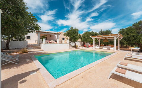 Casale di Amelì 5: Shade, Mobili Da Esterno, Piscina, Ricorrere, Struttura Esterna