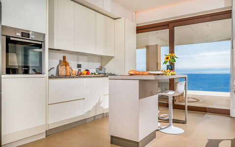 Villa Mulberry 10: Mobilia, Interior Design, Pavimentazione, Pavimento, Cucina, Legna, Soffitto, Appartamento, Elettrodomestico Da Cucina, Cabinetry