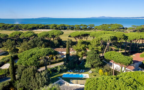 Villa Puntala 10: Visione Globale, Landscaping, Ricorrere, Piscina, Parco, Fotografia Aerea, Resort Citta ', Tropici
