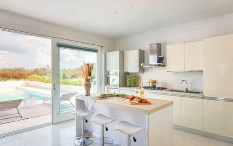 Dimora Solaris 6: Mobilia, Cucina, Interior Design, Controsoffitto, Pavimentazione, Elettrodomestico Da Cucina, Cabinetry, Soffitto, Pavimento, Casa