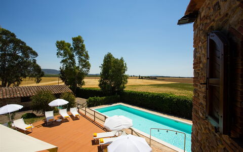 La Magia 8+2: Piscina, Mobili Da Esterno, Ricorrere, Mobilia, Lettino, Estate, Hacienda, Eco Hotel, Villa, Agriturismo