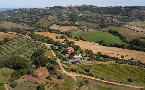 Casale Ombrone 11: Area Rurale, Paesaggio, Plain, Highland, Lotto, Visione Globale, Campo, Fotografia Aerea, Hill Station, Piantagione