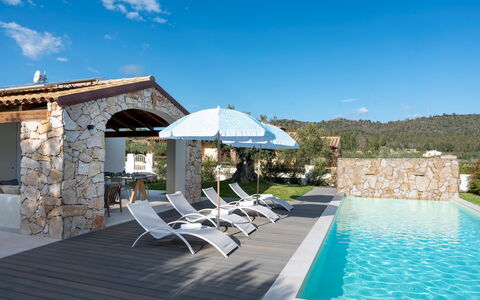 Casa Moros 6: Blu, Piscina, Ricorrere, Casa, Materiale Composito, Estate, Eco Hotel, Mobili Da Esterno, Villa, Shade