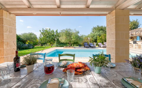 Trulli Italia 6+2: Mobilia, Mobili Da Esterno, Sedia, Giardino, Shade, Estate, Piscina, Landscaping, Ricorrere, Terrazza