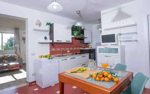 Profumo di Zagara 6+2: Cucina, Mobilia, Elettrodomestico Da Cucina, Apparecchio Major, Interior Design, Pavimentazione, Controsoffitto, Camera, Appartamento, Casa