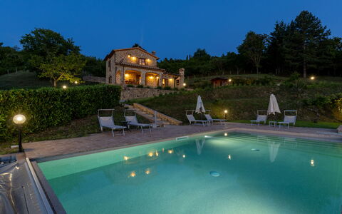 Poggio delle Lumie 6: Piscina, Estate, Villetta, Eco Hotel, Hacienda, Ricorrere, Villa, Agriturismo, Landscaping, Resort Citta '