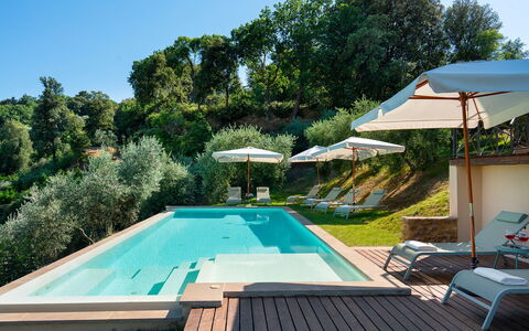 Villa Francesca 10: Piscina, Ricorrere, Eco Hotel, Estate, Terme, Giardino, Hacienda, Villa, Agriturismo, Lettino