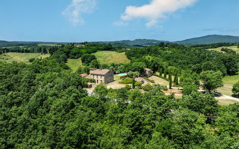 Podere Sant'Eugenio 14: Albero, Erba, Paesaggio, Area Rurale, Plain, Pascolo, Lotto, Insediamento Umano, Estate