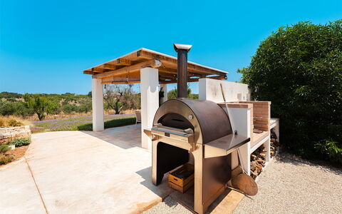 Trulli Fiori di Mandorlo 6: Giardino, Shade, Landscaping, Design, Color Legno, Struttura Esterna, Backyard, Mobili Da Esterno, Terrazza, Massoneria Forno