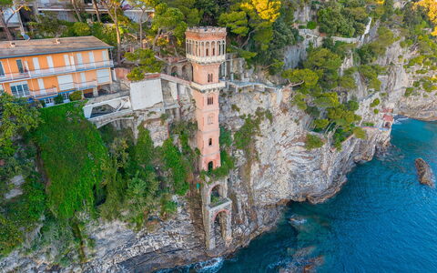 La Scogliera di Sori 5+1: Torre, Mare, Costa, Oceano, Promontorio, Promontorio, Scogliera, Baia, Klippe