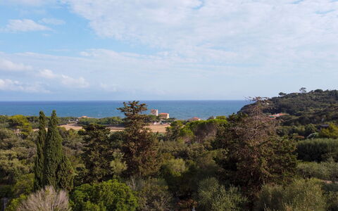 Villa Althaea 6: Cielo, Blu, Orizzonte, Vegetazione, Comunita 'Impianto, Mare, Oceano, Shrubland, Costa, Tropici