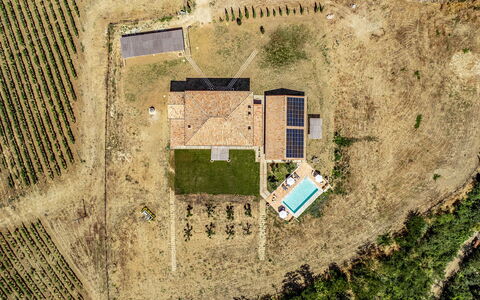 Tenuta Orsini 9+3: Paesaggio, Zona Residenziale, Plain, Casa, Lotto, Tetto, Estate, Fotografia Aerea, Piscina, Visione Globale