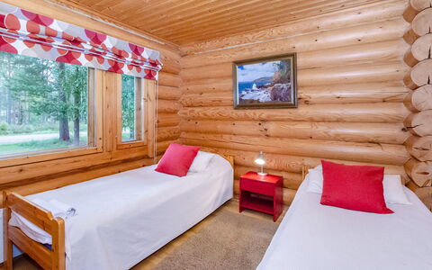 Kolin Kuningas: Legna, Casa, Villetta, Log Cabin, Camera Da Letto, Letto, Color Legno, Latifoglie, Bedding, Lenzuolo