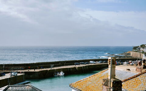 Penzance 624: Mare, Costa, Costiera E Morfologie Oceanic, Oceano, Passerella, Baia