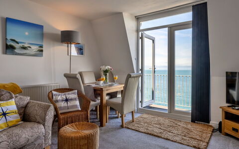 Sea Views Apartment in Ilfracombe: Mare, Oceano, Sedia, Costa