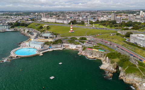 Plymouth City Apartment 15: Visione Globale, Fotografia Aerea, Costa, Costiera E Morfologie Oceanic, Attrazione Turistica, Mare, Baia, Riva, Resort Citta ', Promontorio