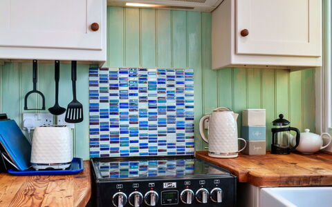 The Wash House, Kingsand: Cucina, Elettrodomestico Da Cucina, Apparecchio Major, Controsoffitto, Camera, Piccolo Apparecchio, Stufa, Elettrodomestico, Dipingere, Cucina Stufa