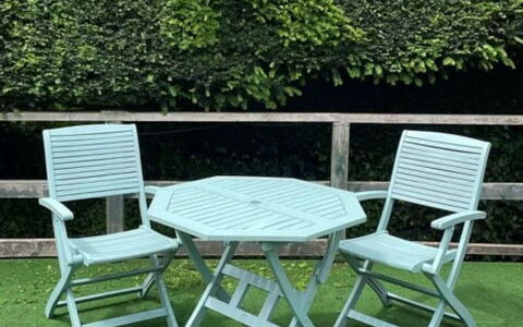 Little Roost: Mobilia, Mobili Da Esterno, Sedia, Tavolo Esterno, Tavolo, Sedia Pieghevole, Terrazza, Giardino, Backyard, Plastica