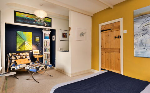Wallis Cottage: Mobilia, Interior Design, Parete, Camera Da Letto, Pavimentazione, Letto, Legna, Pavimento, Soffitto, Camera