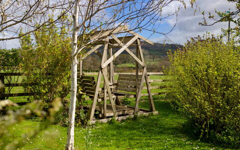 Waen Farm Cottage: Legna, Primavera, Ramoscello, Giardino, Pascolo, Woodland, Struttura Esterna, Edifici Giardino, Backyard