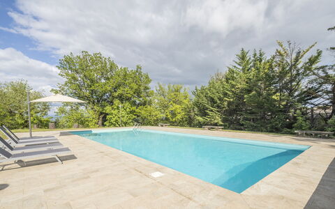 Casa Amelia, Pool, Casole Elsa, Monti: Blu, Piscina, Shade, Ricorrere, Landscaping, Eco Hotel, Piastrella, Mobili Da Esterno, Sempreverde