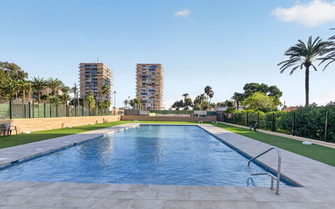 Goya - Mar de Cristal: Giorno, Albero, Urban Design, Appartamento, Condominio, Landscaping, Shade, Piscina, Ricorrere
