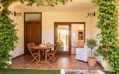 Casa Dell'Ulivo: Vegetazione, Arbusto, Primavera, Villetta, Giardino, Shade, Backyard, Cortile, Sedia