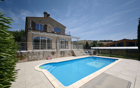Tenuta Marino - Villa Privata Vista Vigneti con Pi: Piscina, Blu, Materiale Composito, Ricorrere, Estate, Tempo Libero, Villa, Shade, Mobili Da Esterno, Eco Hotel