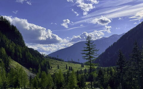 Dösentaler Bergidyll: Cielo, Blu, Geografia Montane, Montagna, Verde, Natura, Collina, Nube, Paesaggio Naturale, Natura Selvaggia